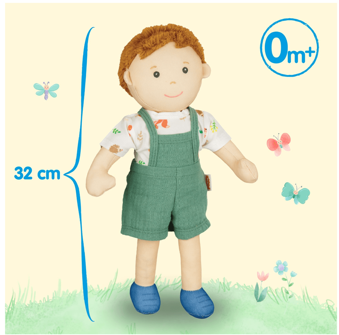 Produktbild Heless - Stoffpuppe ''Paul'' mit Outfit zum An- und Ausziehen, 32 cm 3 von 6