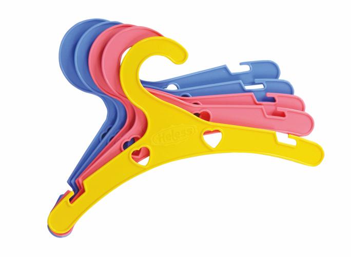 Heless - Bunte Puppenkleiderbügel, 5 Stück
