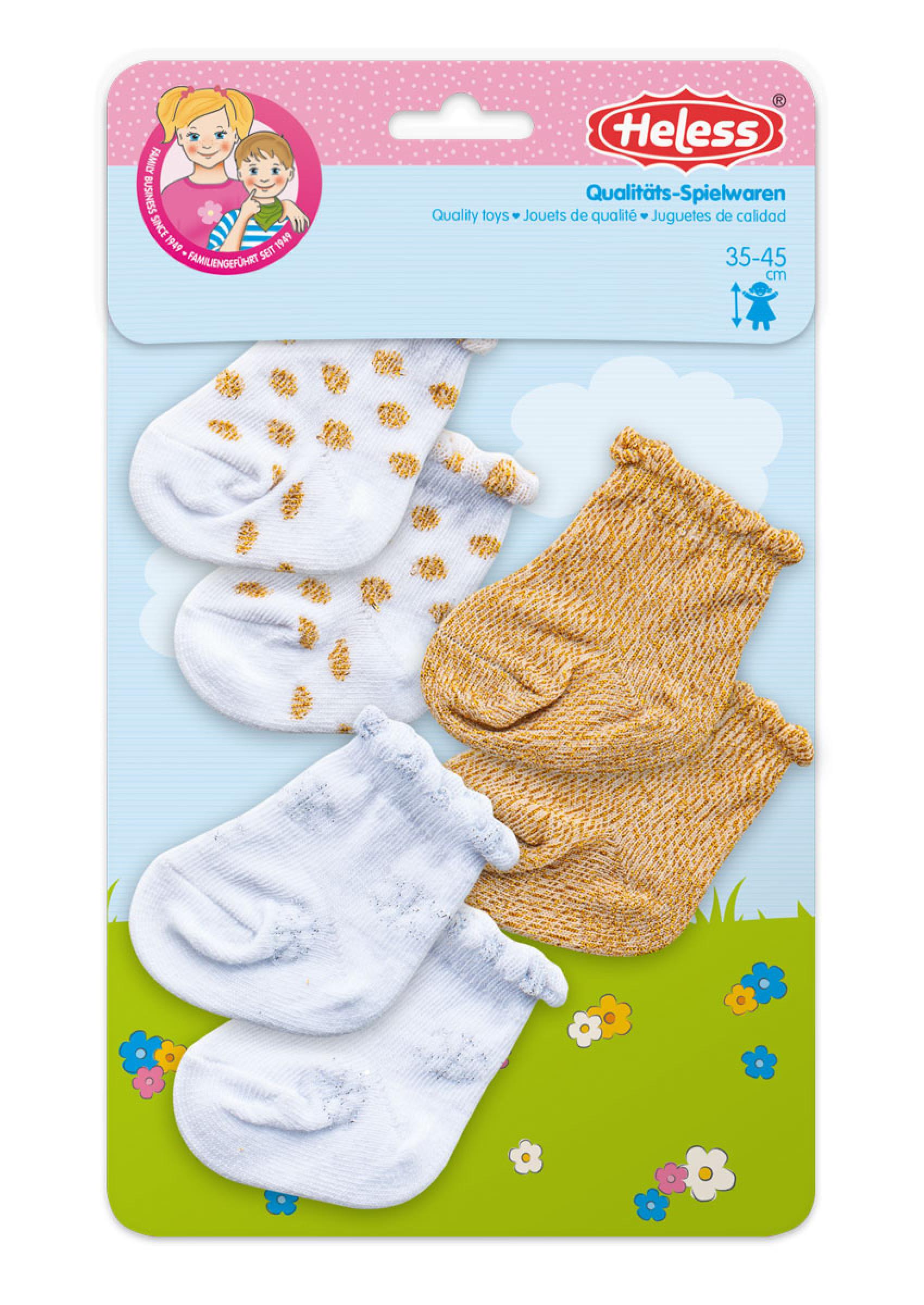 Produktbild Heless - Söckchen , 3 Paar, Gr. 35-45 cm, 1 Stück, sortiert 3 von 3