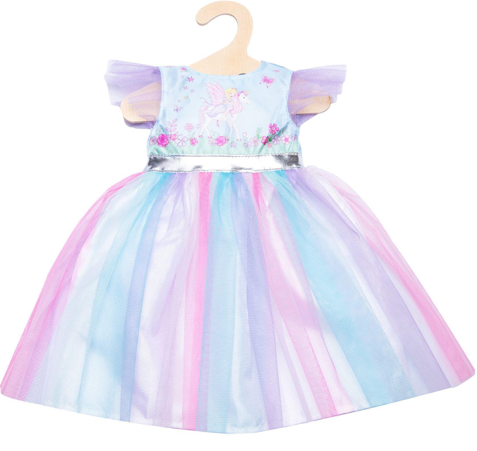 Produktbild Heless - Puppen-Kleid Fee und Einhorn mit silberner Krone, Gr. 28-35 cm 3 von 4