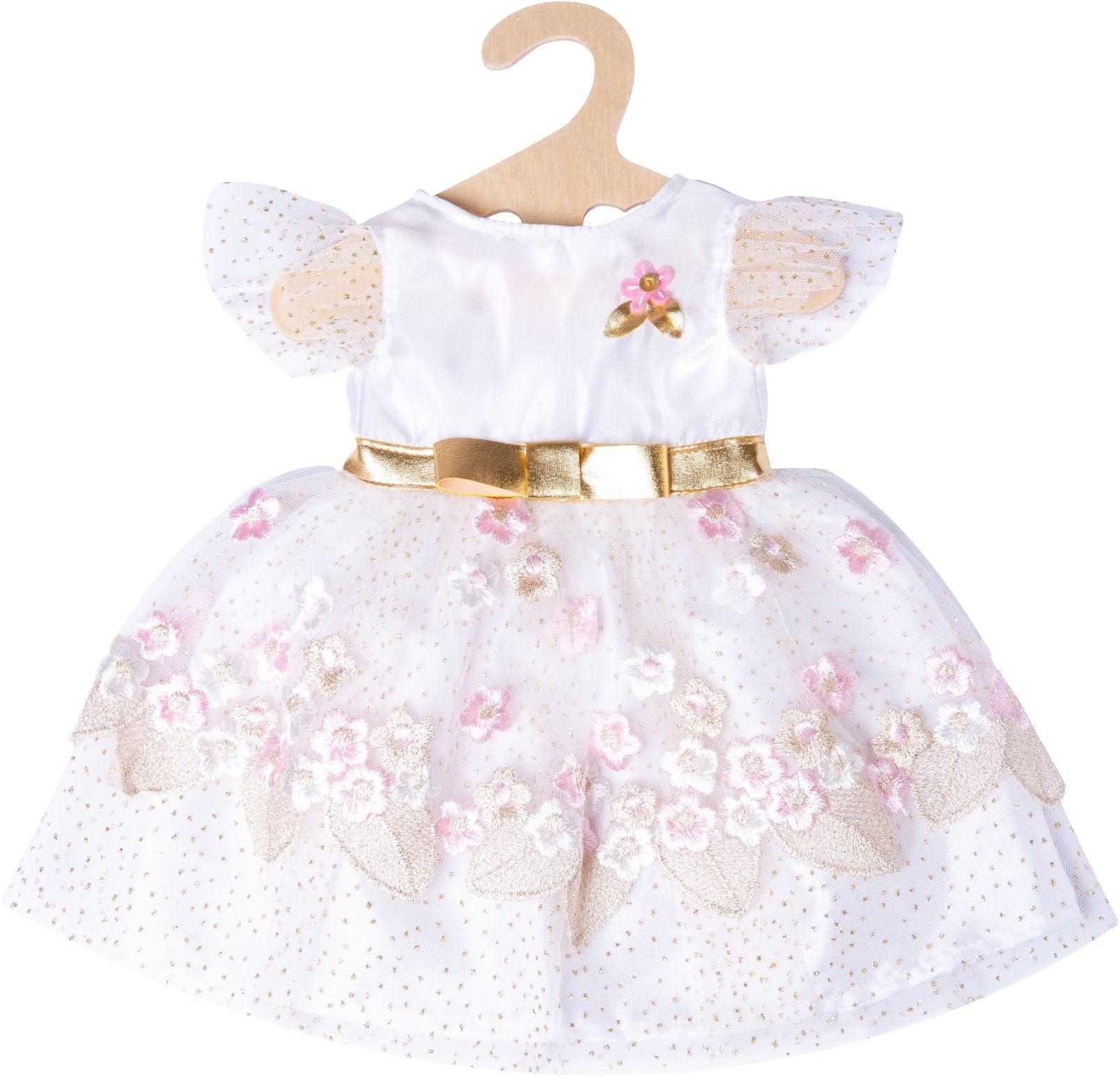 Produktbild Heless - Puppen-Prinzessinnenkleid Kirschblüte mit goldener Krone, Gr. 28-35 cm 4 von 4