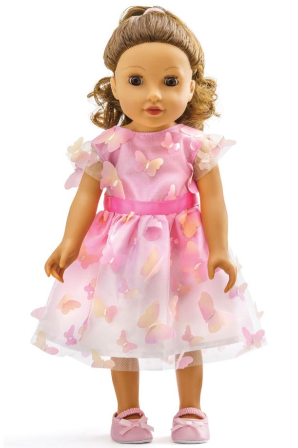 Produktbild Heless - Kleid"Miss Butterfly", Gr. 28-35 cm 2 von 2