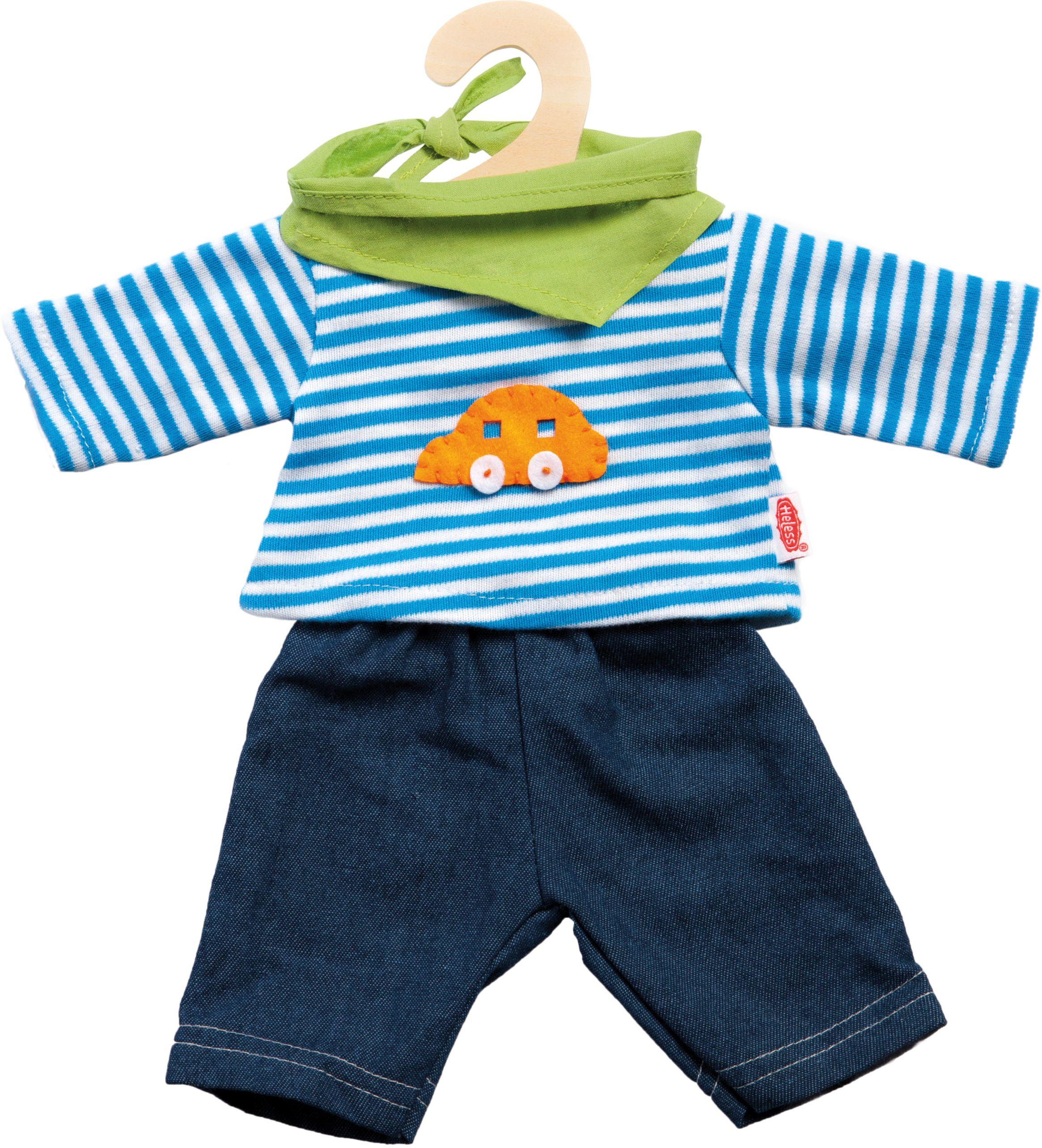 Produktbild Heless - Puppen-Jeans mit Streifenshirt, klein, Gr. 28-35 cm 3 von 3