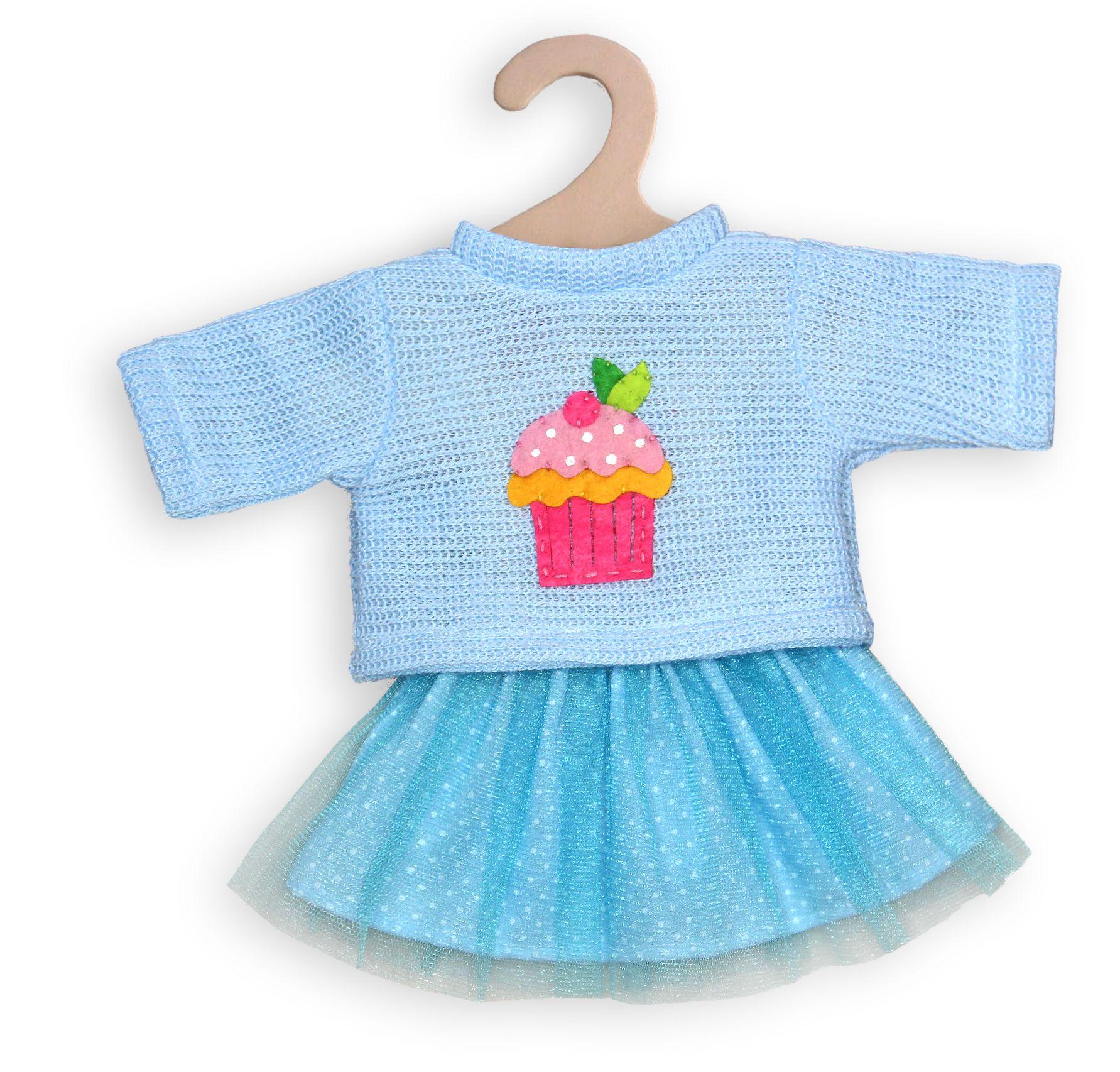 Heless - Puppen-Pullover und Tüllrock Cupcake, Gr. 35 - 45 cm