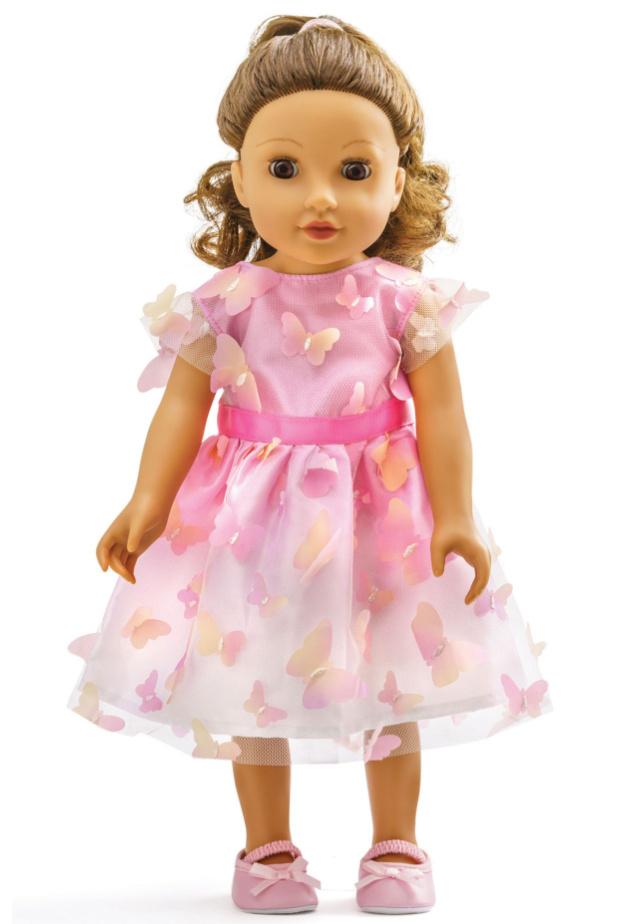 Produktbild Heless - Kleid"Miss Butterfly", Gr. 35-45 cm 2 von 2