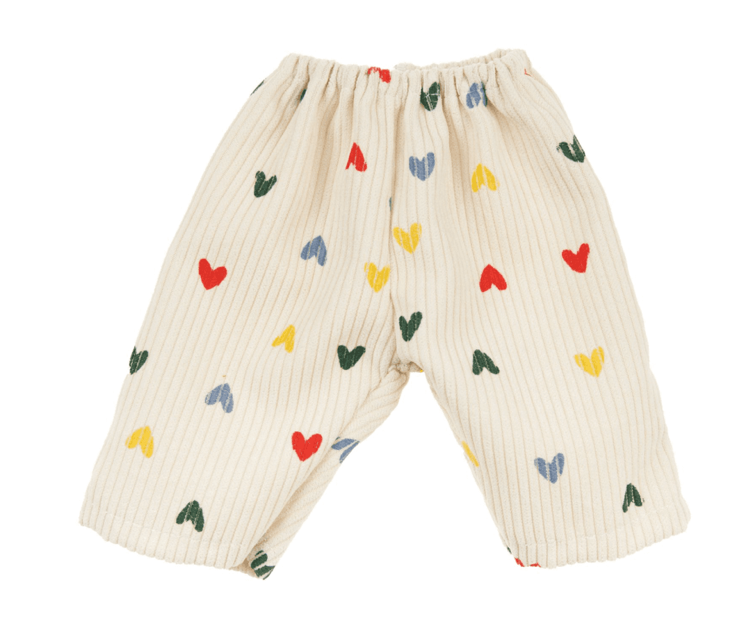 Produktbild Heless - Puppen-Kordhose "Herz-Konfetti" mit T-Shirt und Nickituch, Gr. 35-45 cm 5 von 9