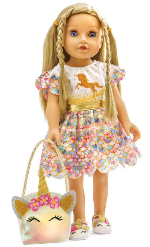 Produktbild Heless - Ballerinas"Einhorn", Gr. 30-34 cm 2 von 2