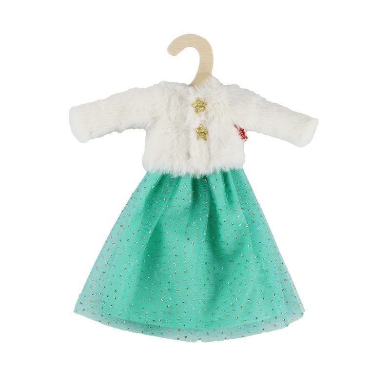 Heless - Time2Shine Plüschjacke "Yuki" mit Tüllrock für Modepuppen der Größe 29 cm