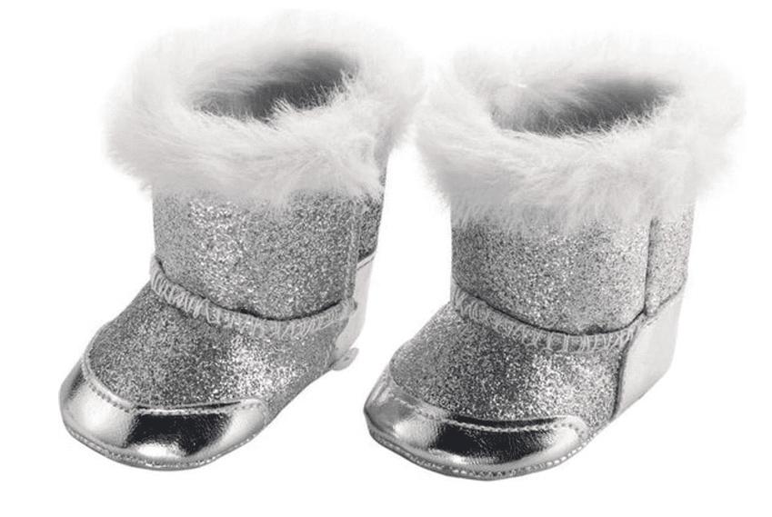 Heless - Puppen-Silberstiefel, Gr. 38-45 cm