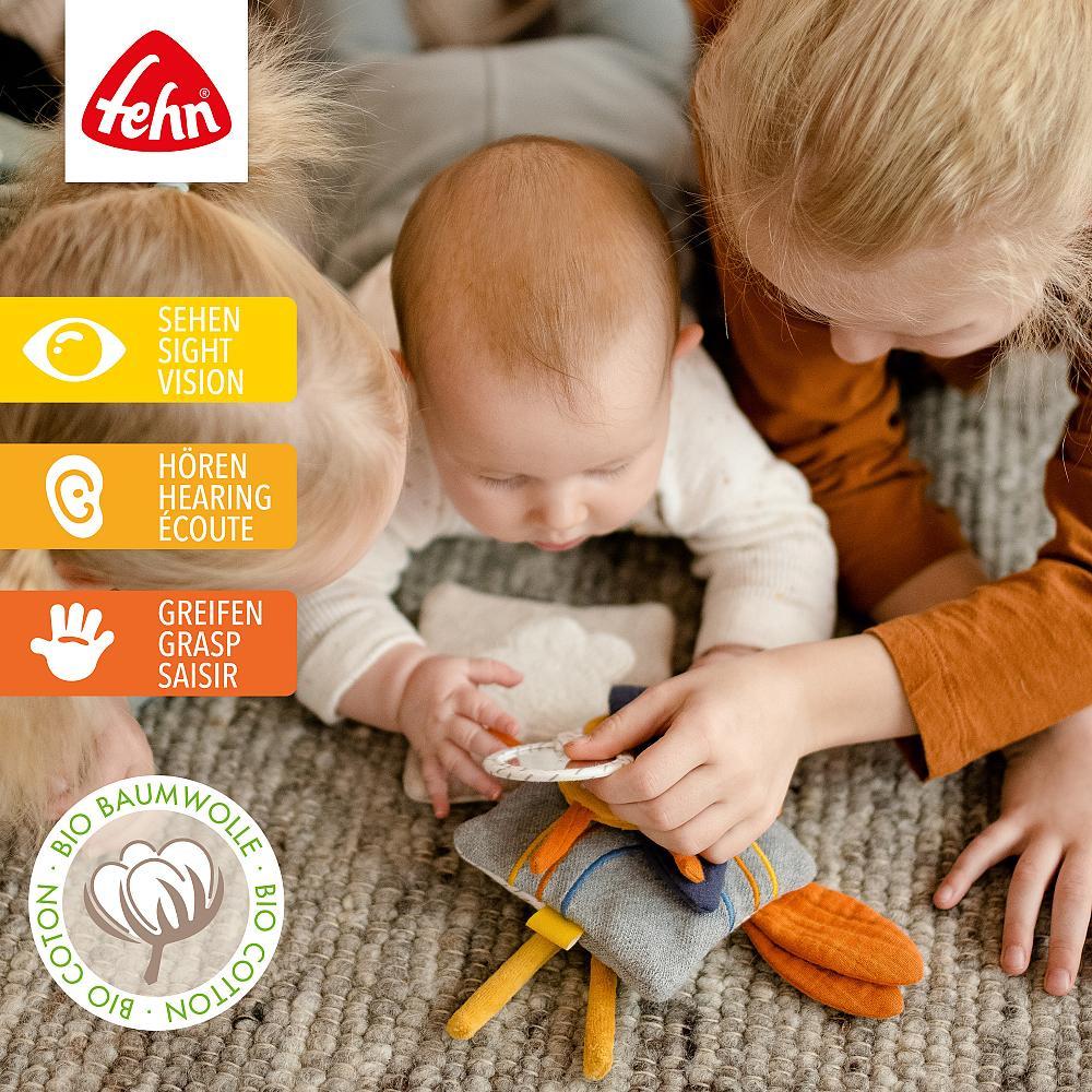 Produktbild fehn - Stoffbuch Esel&Teddy NATUR 2 von 2