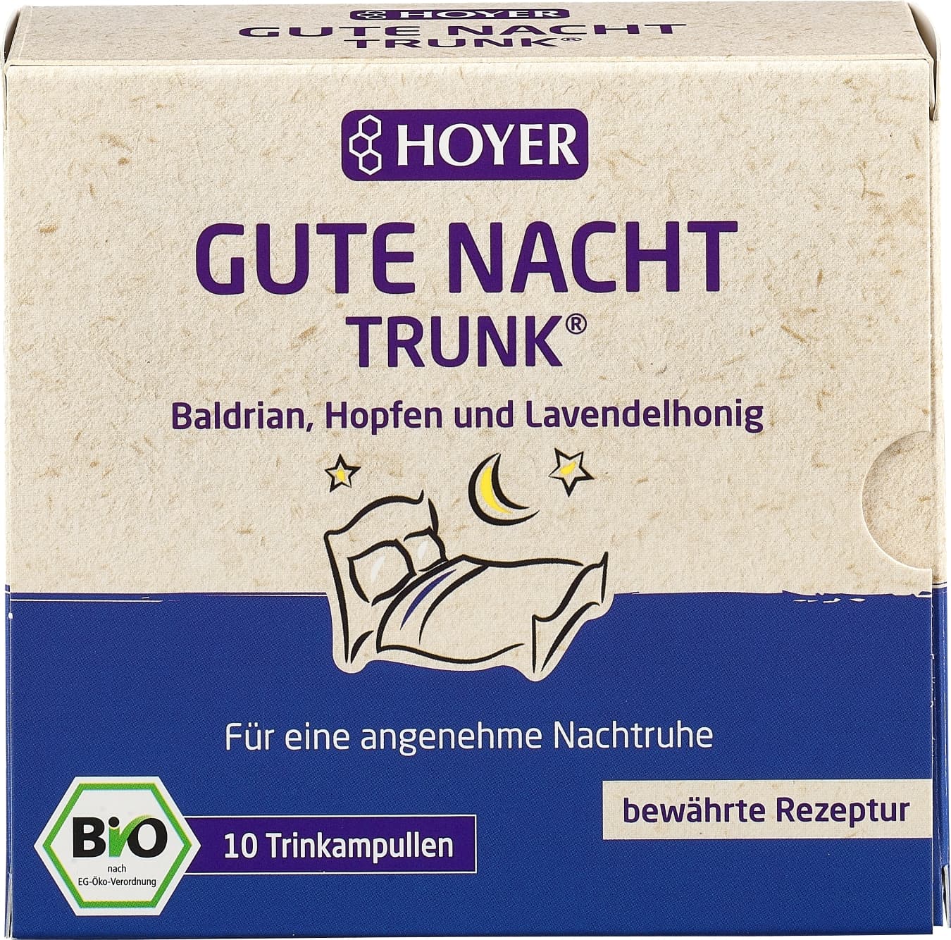 HOYER Gute Nacht Trunk Trinkampullen Bio alc. 15 % vol.