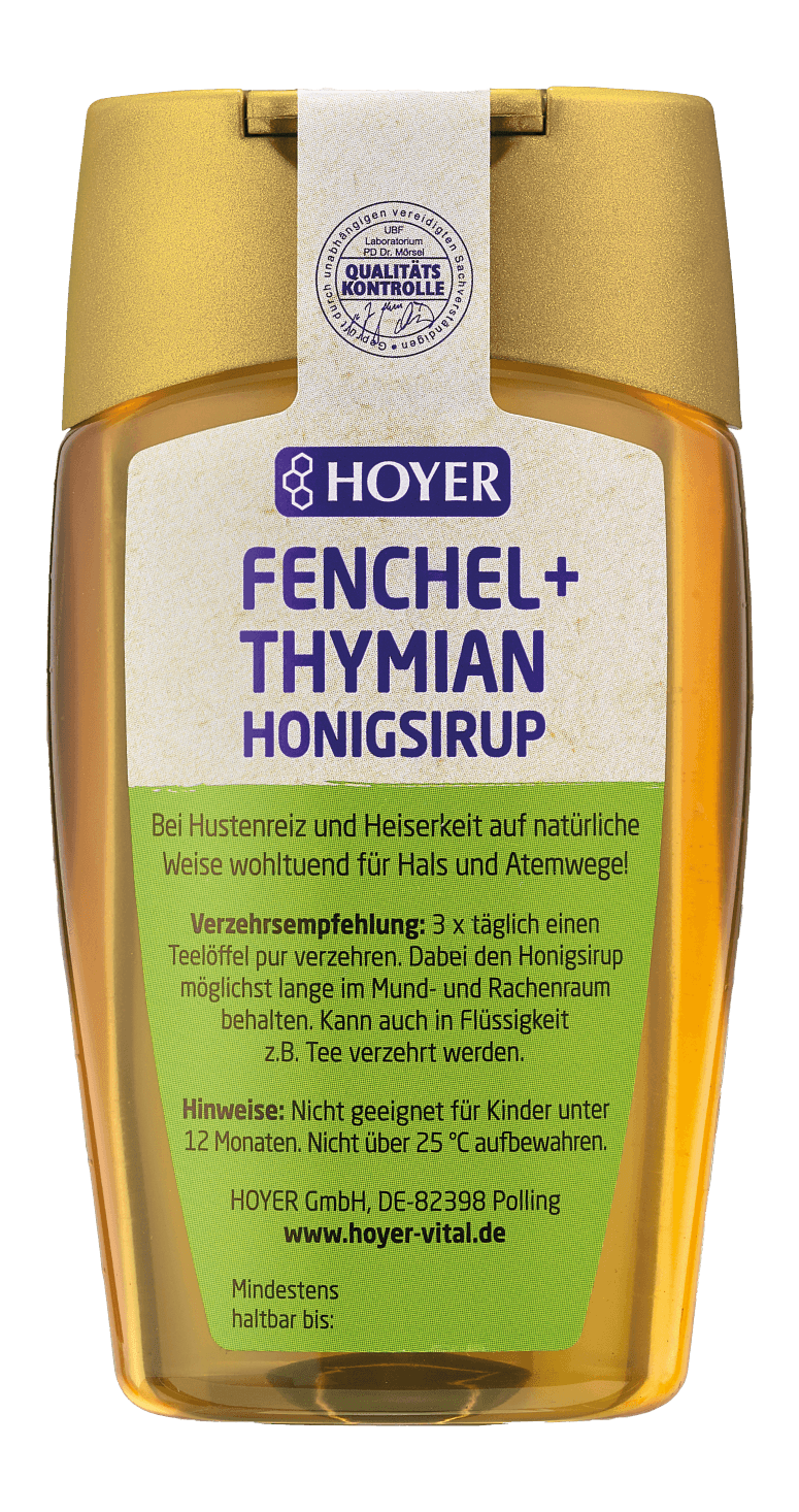 HOYER Fenchel & Thymian Honigsirup