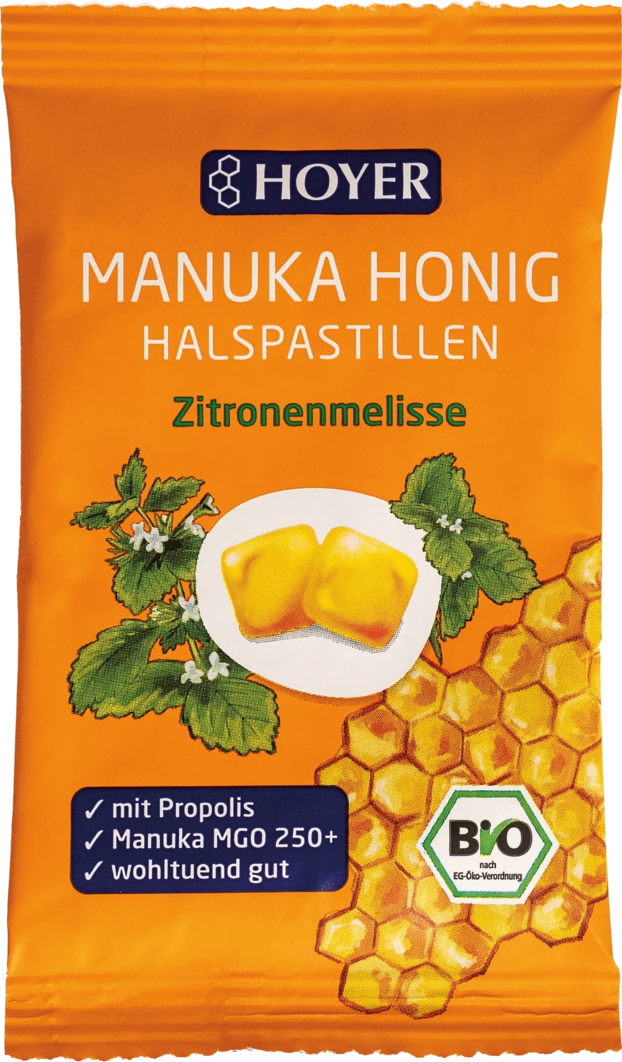 HOYER Manukahonig Halspastillen