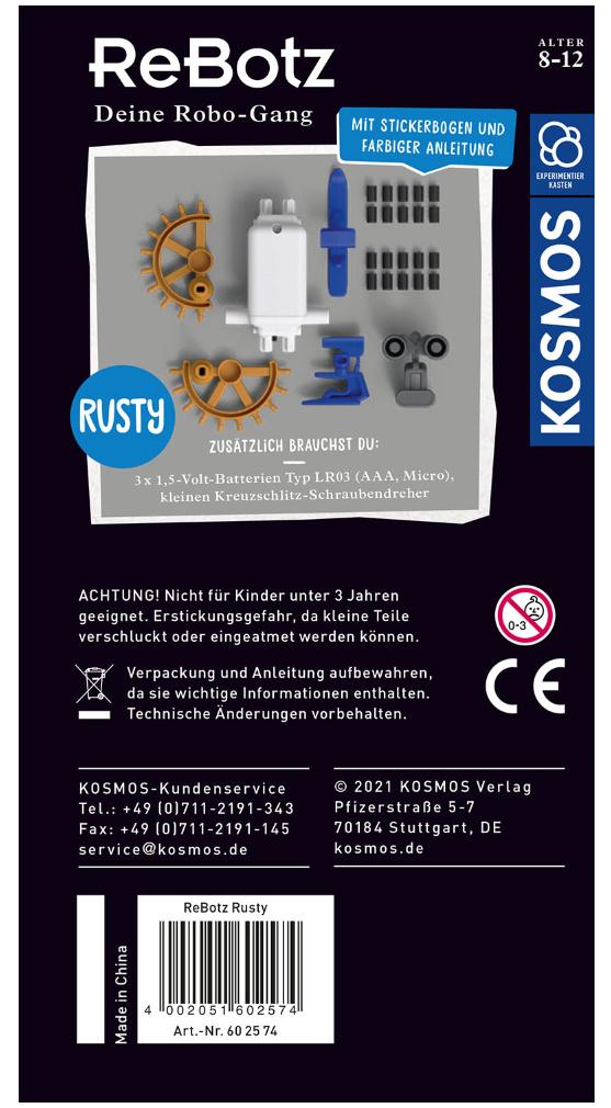 Produktbild KOSMOS - ReBotz - Rusty der Crawling Bot - Deine Robo-Gang 2 von 6