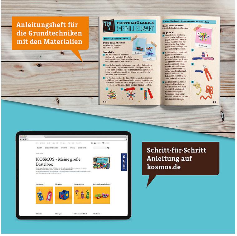 Produktbild KOSMOS - Meine große Bastelbox - Stundenlanger kreativer Bastelspaß 6 von 6
