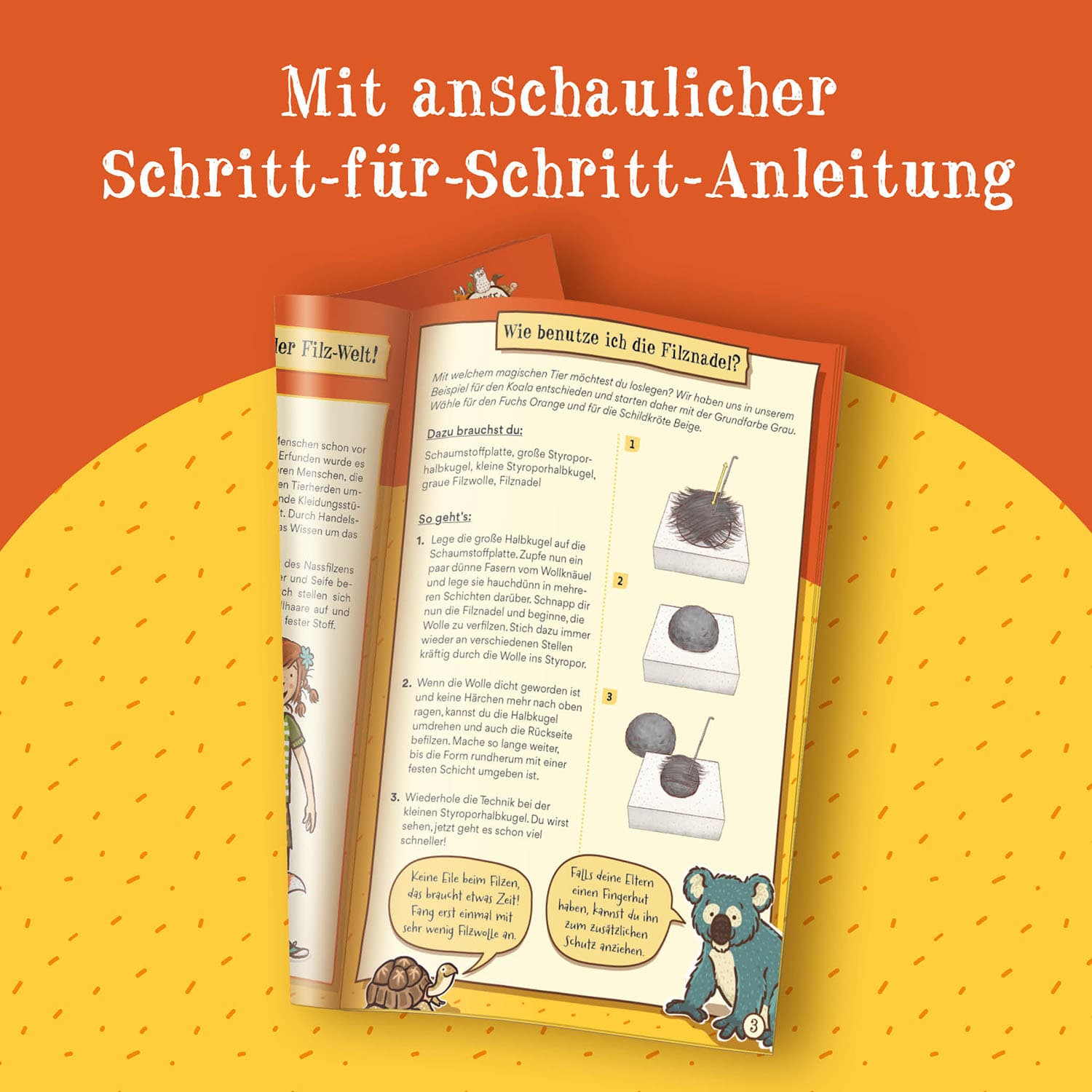 Produktbild KOSMOS - Die Schule der magischen Tiere - Tiere filzen 2 von 6