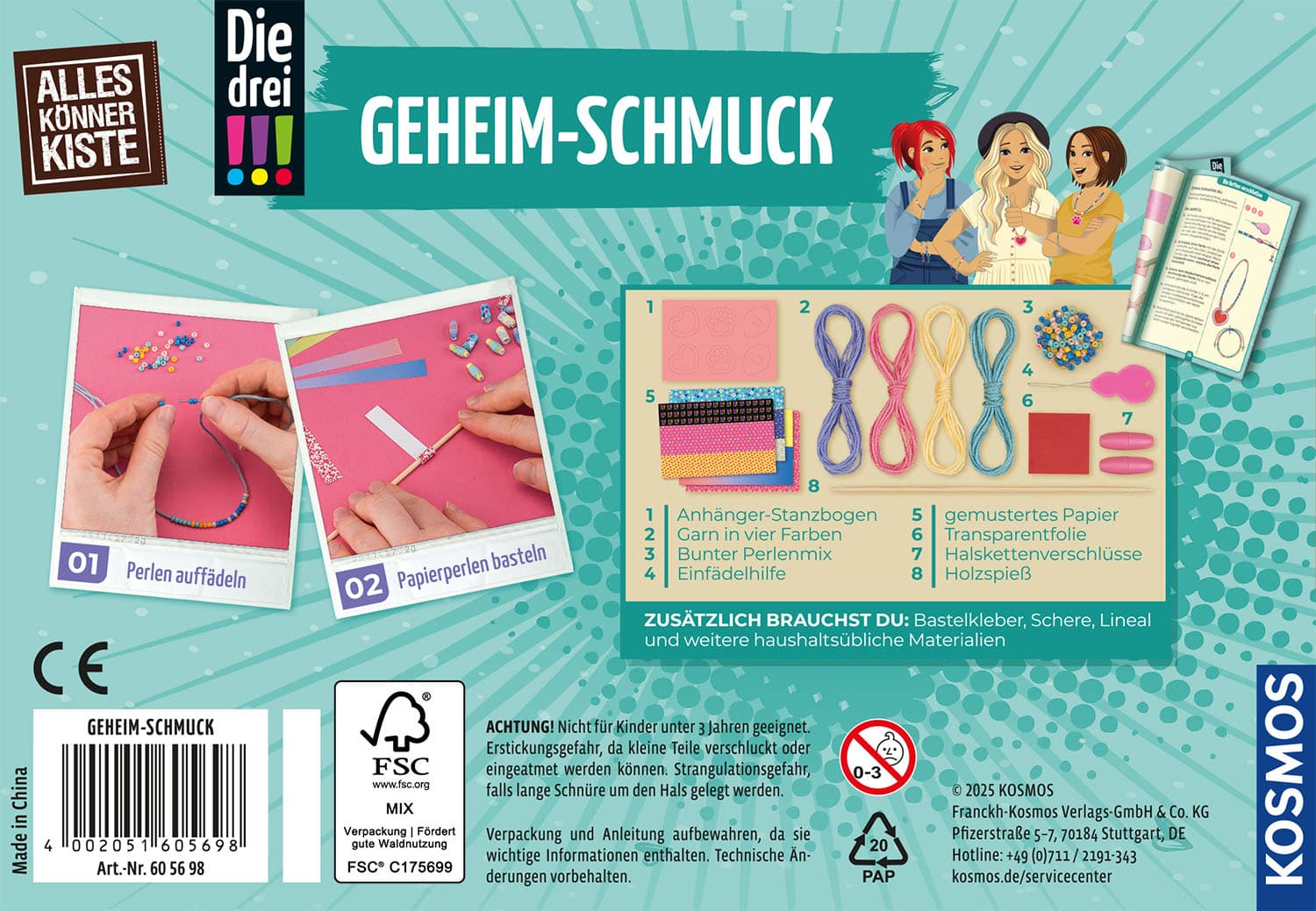 Produktbild KOSMOS - Die drei !!! Geheim-Schmuck 5 von 5