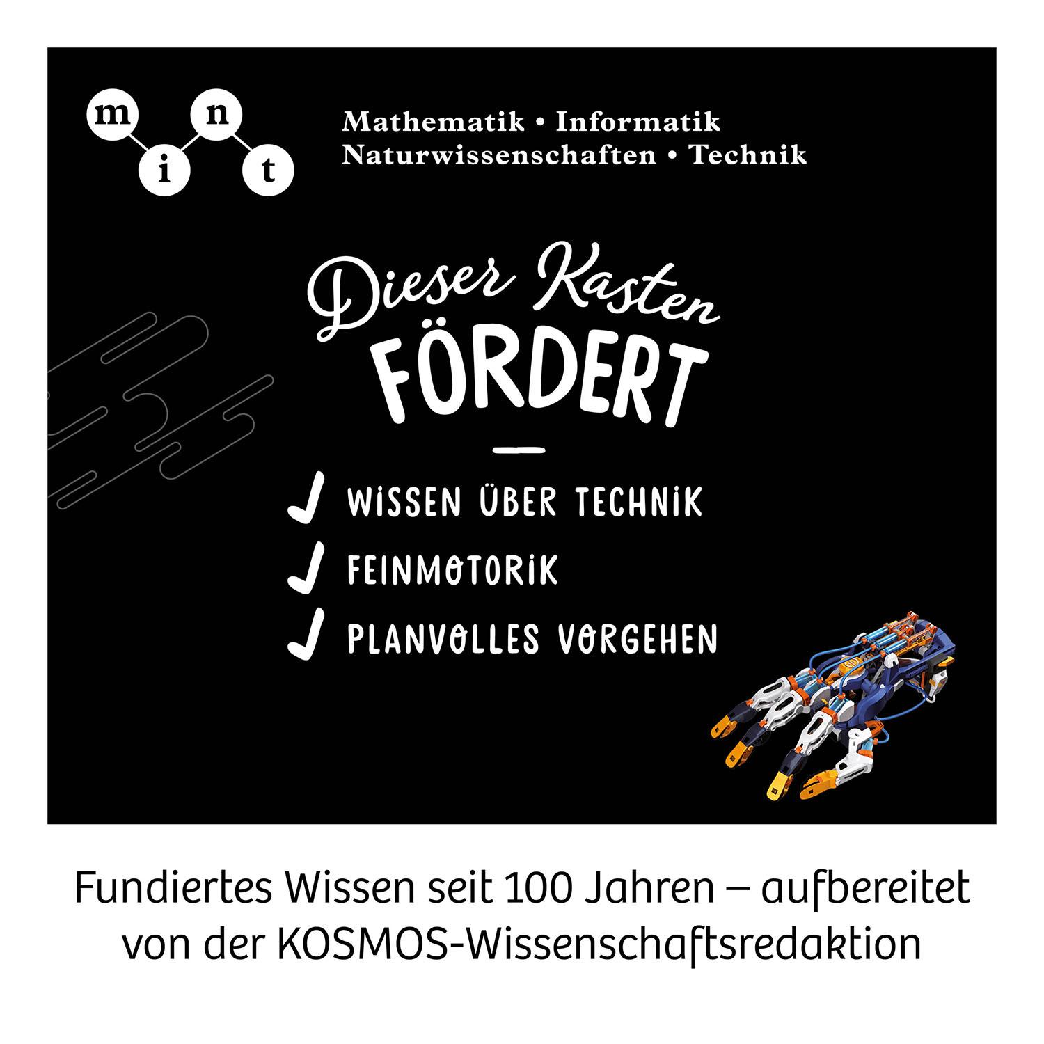 Produktbild KOSMOS - Experimentierkasten - Cyborg-Hand - Deine XXL-Hydraulik-Hand 3 von 7