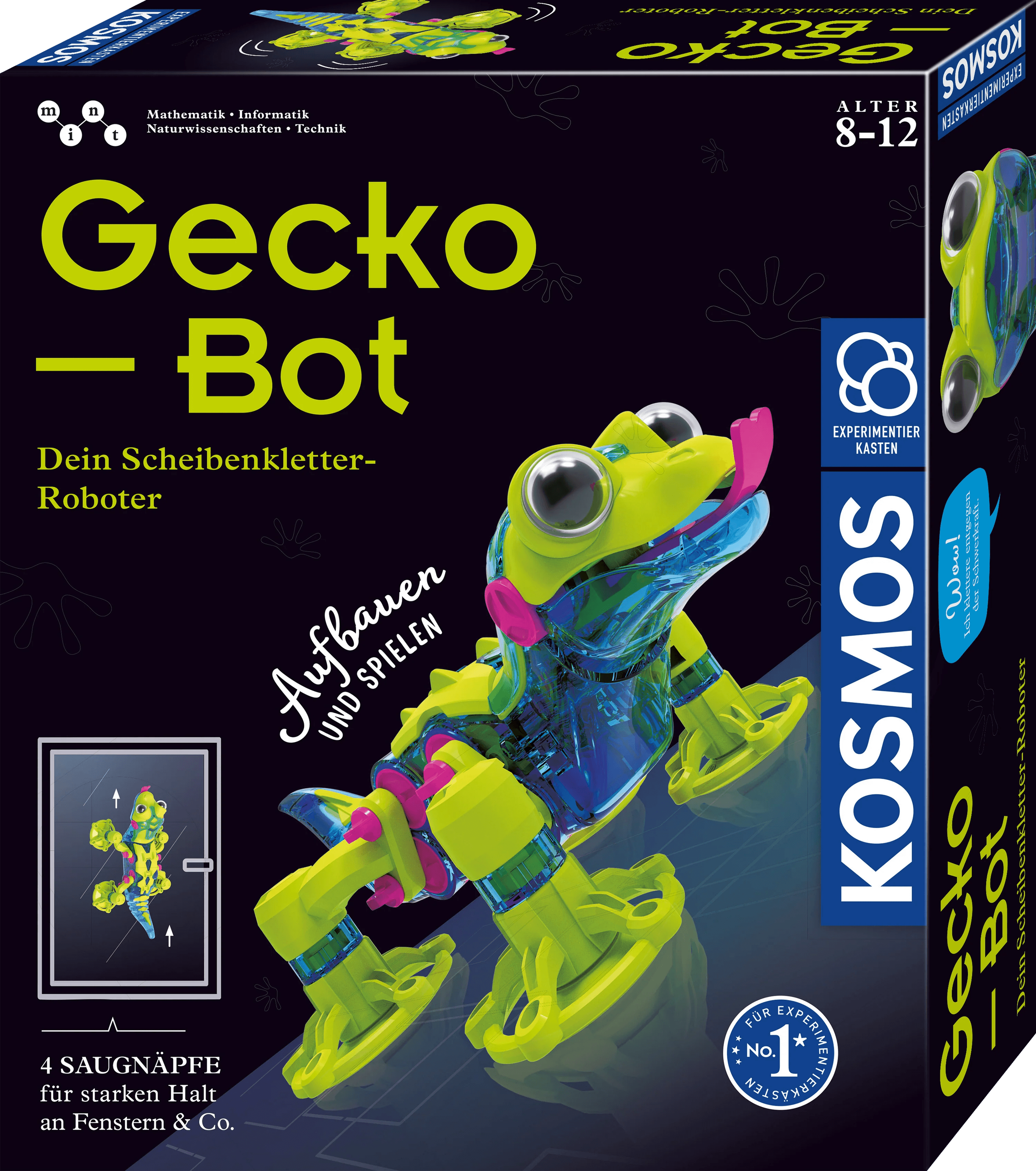 KOSMOS - Gecko-Bot – Scheibenkletter-Roboter zum Selberbauen ab 8 Jahren
