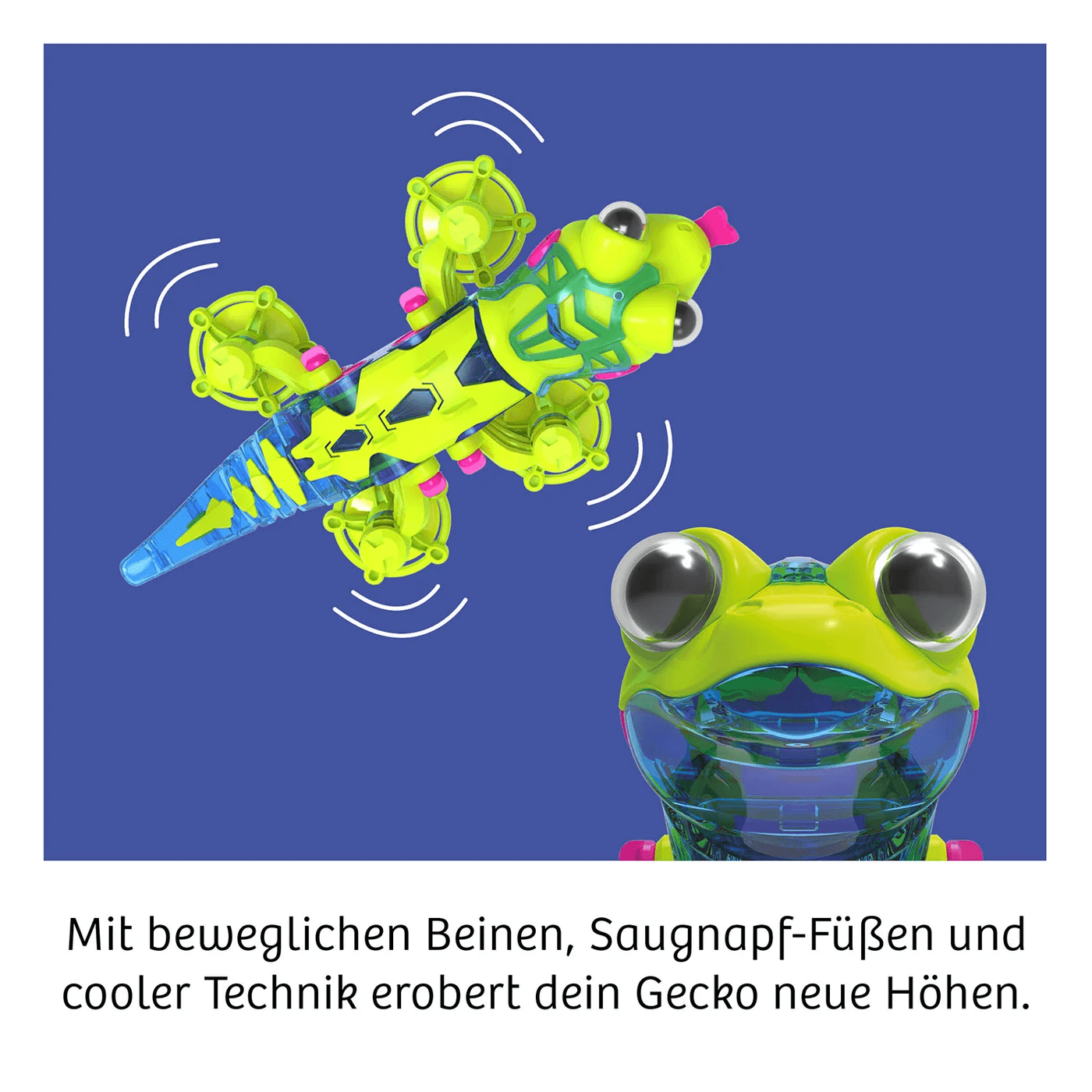 KOSMOS - Gecko-Bot – Scheibenkletter-Roboter zum Selberbauen ab 8 Jahren