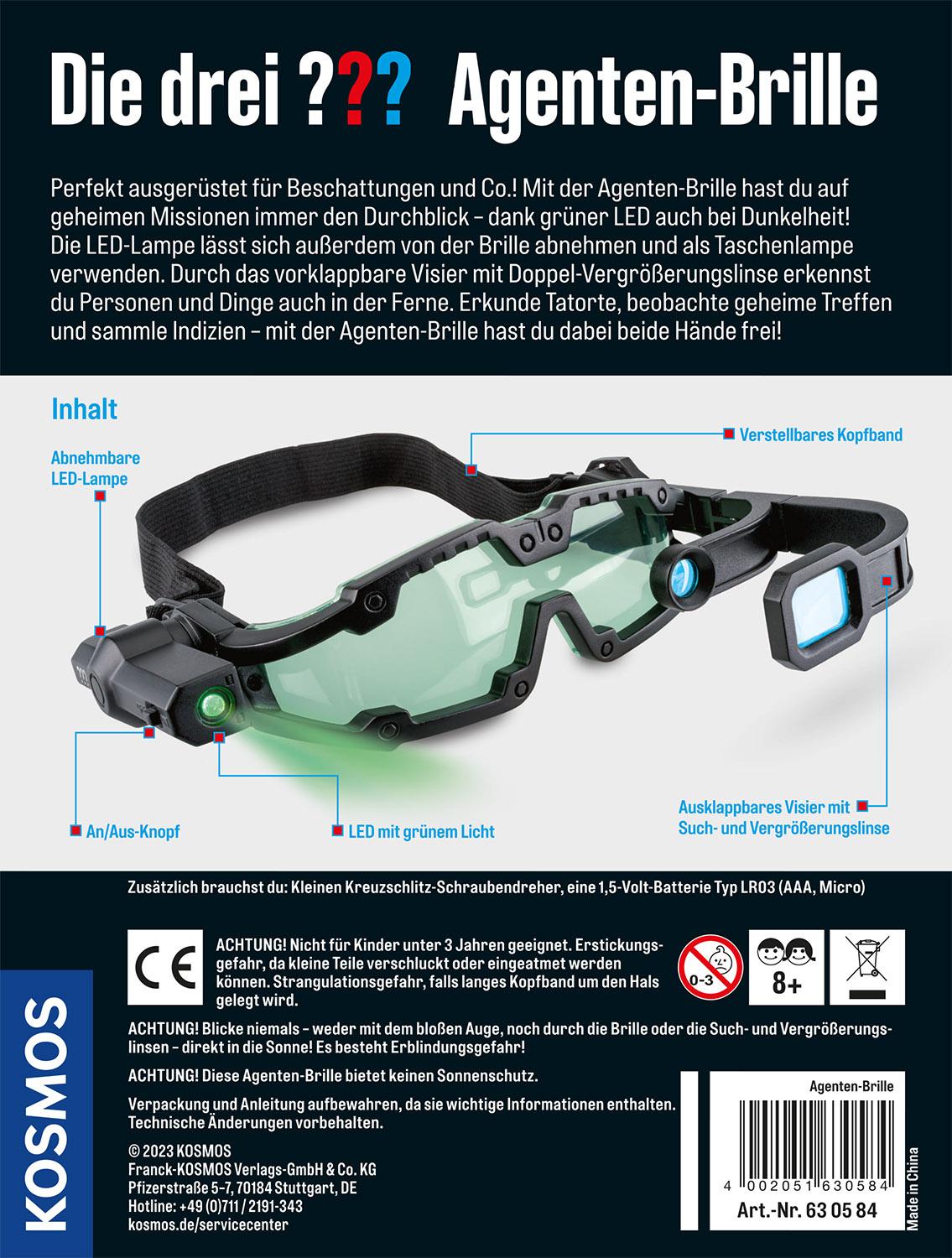 Produktbild KOSMOS - Die drei ??? Agenten-Brille 5 von 5
