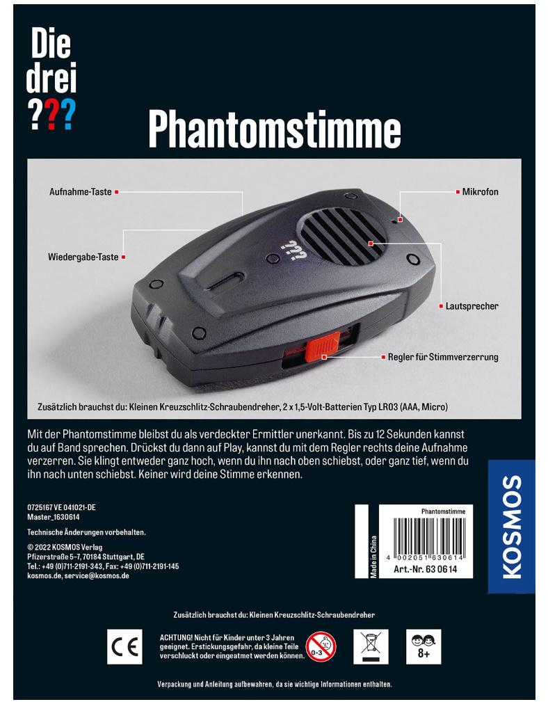 Produktbild KOSMOS - Die drei ??? Phantomstimme 2 von 2
