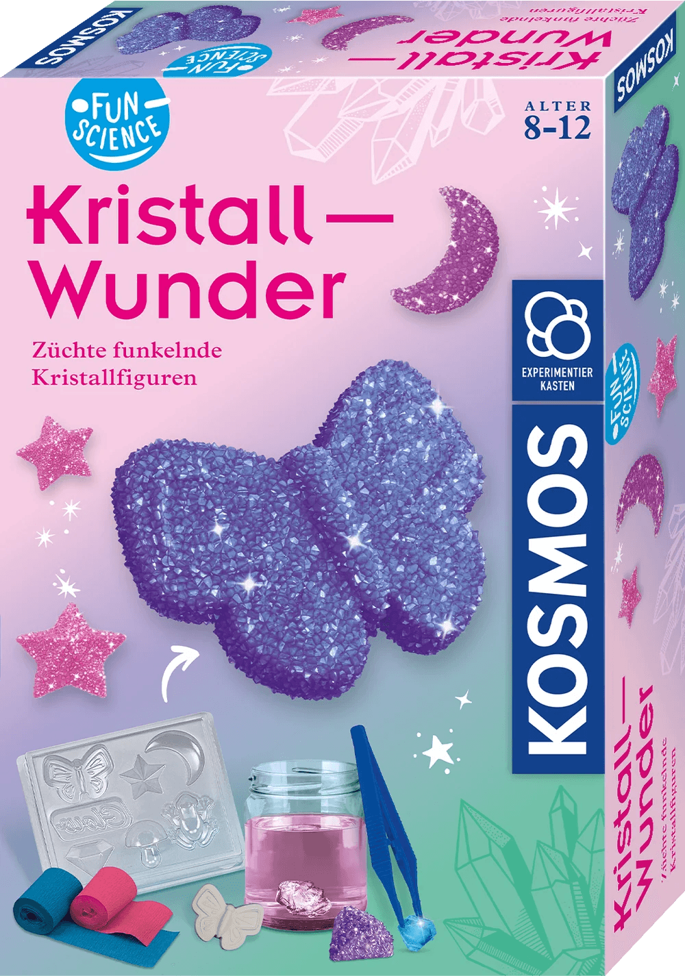 KOSMOS - Fun Science Kristall-Wunder – Kristalle und Gipsfiguren züchten ab 8 Jahren