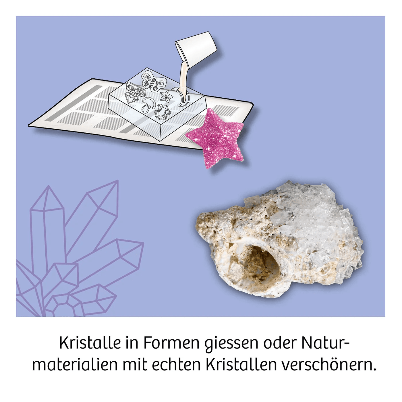 KOSMOS - Fun Science Kristall-Wunder – Kristalle und Gipsfiguren züchten ab 8 Jahren