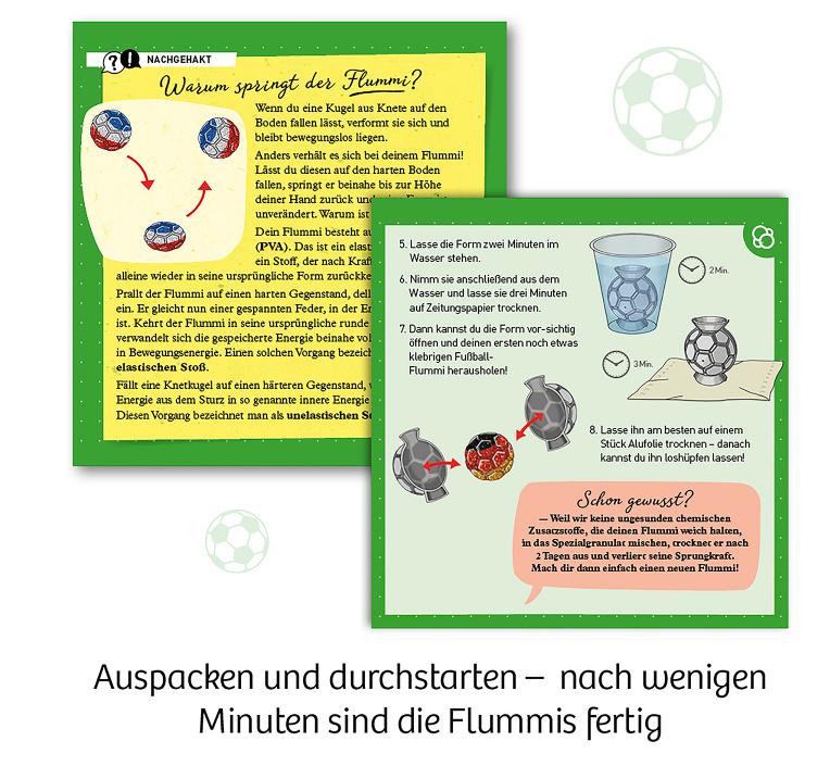 Produktbild KOSMOS - Fussball-Flummis - Lass bunte Bälle durch dein Zimmer hüpfen, Experimentierkasten 3 von 6