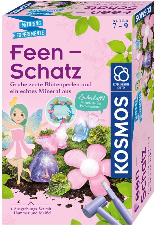 KOSMOS - Feen-Schatz - Grabe zarte Blütenperlen und ein echtes Mineral aus