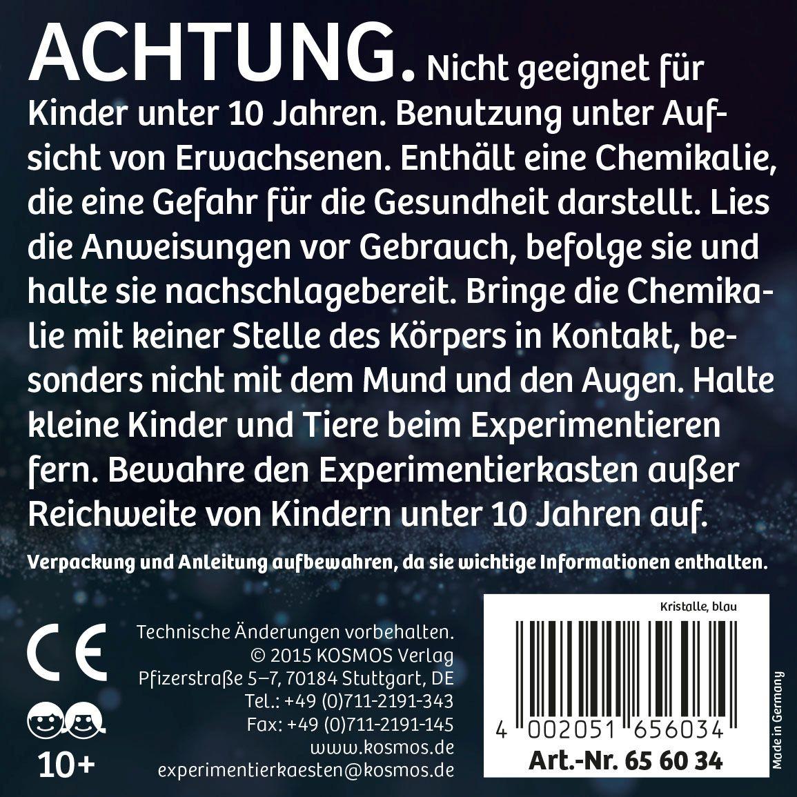 Produktbild KOSMOS -  Kristalle blau - Blaue Kristalle selbst züchten 2 von 6