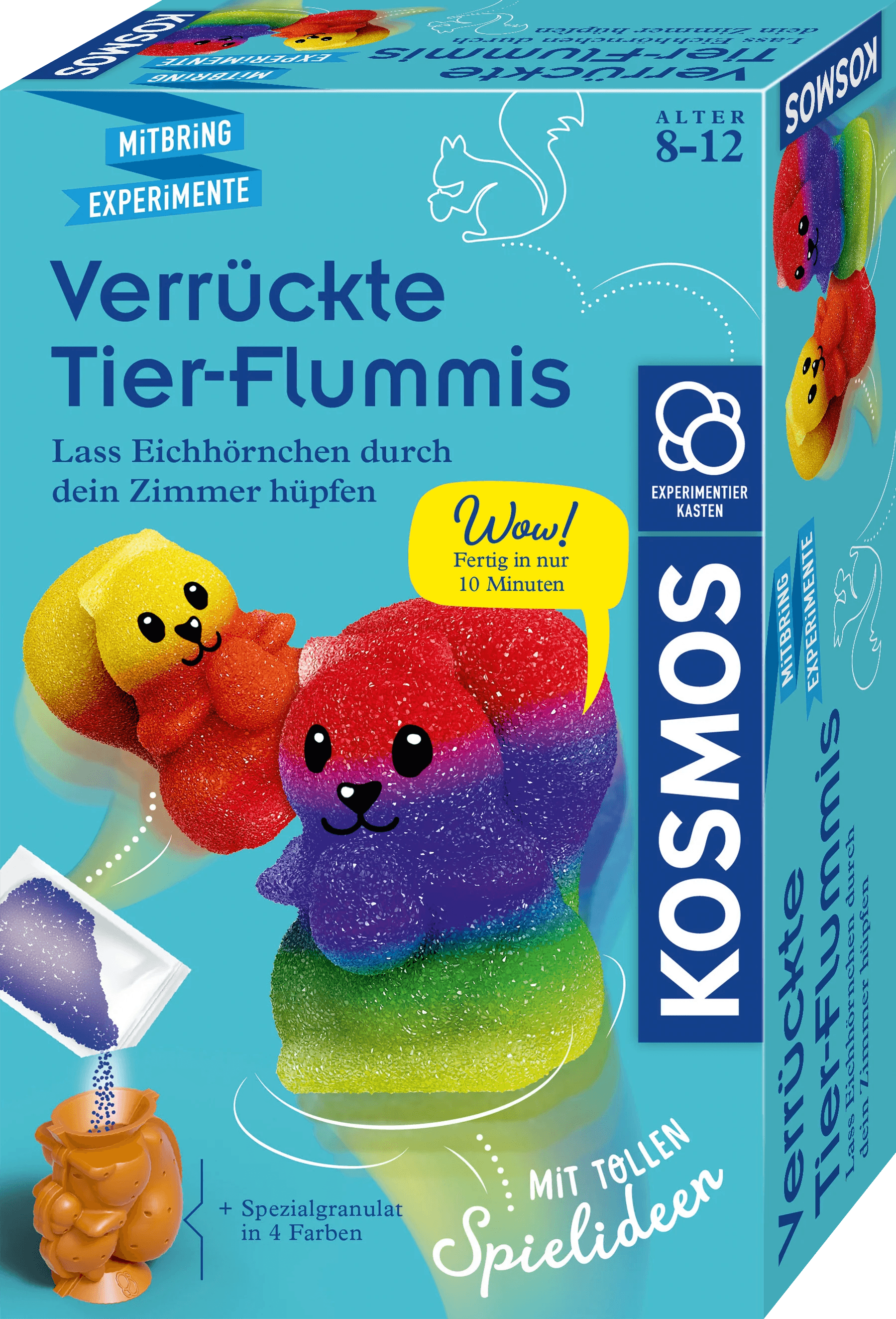 KOSMOS - Verrückte Tier-Flummis – Experimentierset mit Eichhörnchen-Flummis ab 8 Jahren