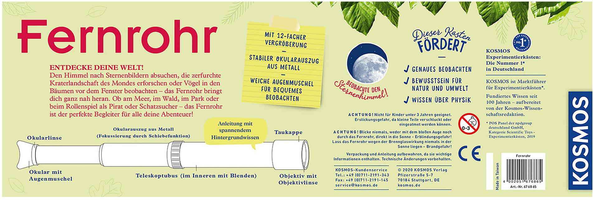 Produktbild KOSMOS -  Fernrohr - Entdecke deine Welt 2 von 6