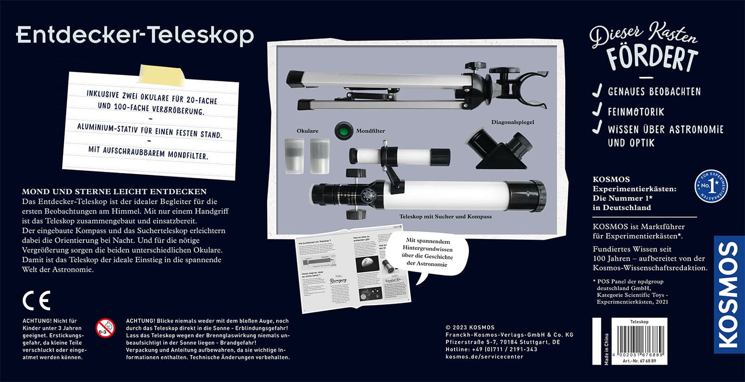 Produktbild KOSMOS - Entdecker-Teleskop 7 von 7