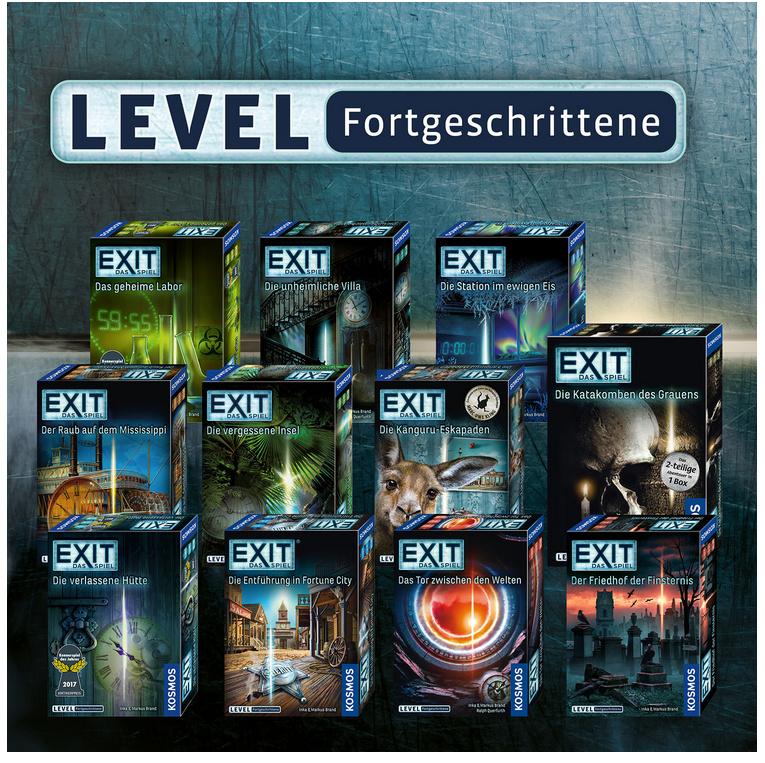Produktbild KOSMOS - EXIT - Das Spiel: Die Entführung in Fortune City, Level: Fortgeschrittene 4 von 6