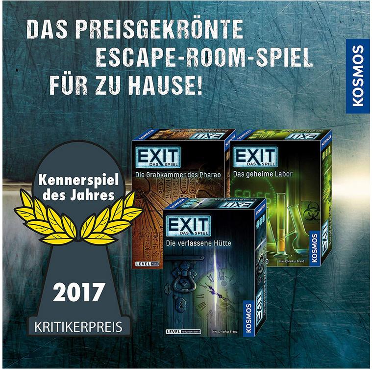 Produktbild KOSMOS - EXIT - Das Spiel: Die Entführung in Fortune City, Level: Fortgeschrittene 5 von 6