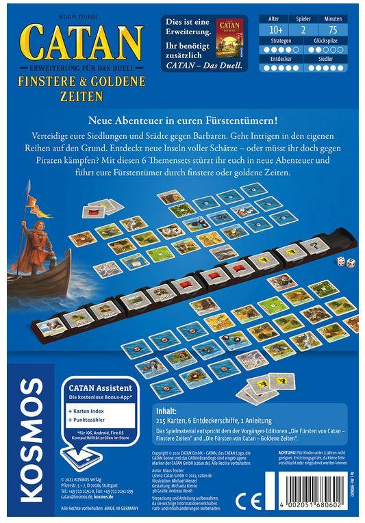 Produktbild KOSMOS - Catan - Erweiterung für das Duell - Finstere&Goldene Zeiten 2 von 6