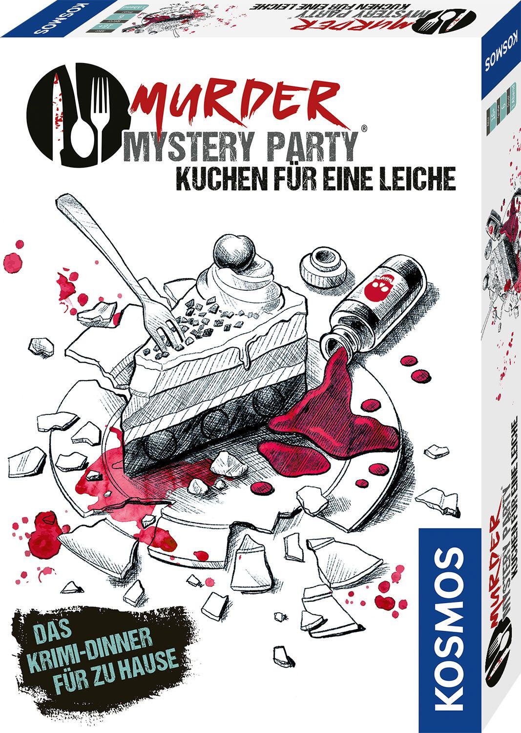 KOSMOS - Murder Mystery Party - Kuchen für eine Leiche - Das Krimi-DInner für zuhause