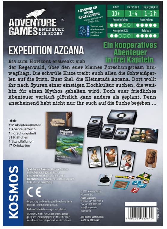 Produktbild KOSMOS - Adventure Games - Expedition Azcana 2 von 6