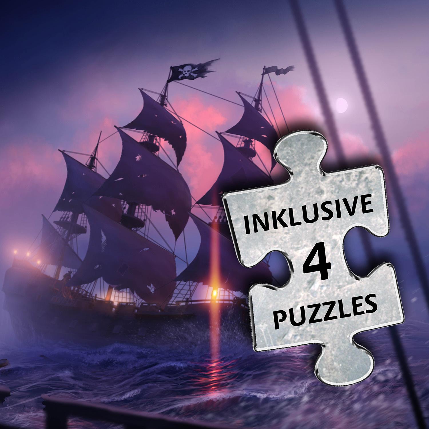 Produktbild KOSMOS - EXIT®-Das Spiel+Puzzle Das Gold der Piraten, Level Fortgeschrittene 5 von 7