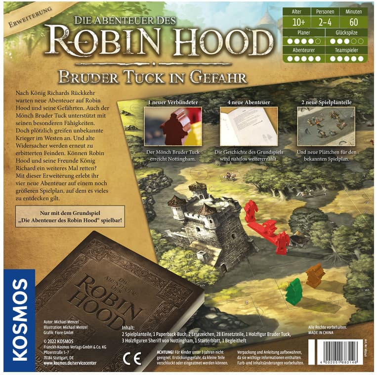 Produktbild KOSMOS - Die Abenteuer des Robin Hood - Bruder Tuck in Gefahr, Erweiterung 2 von 2