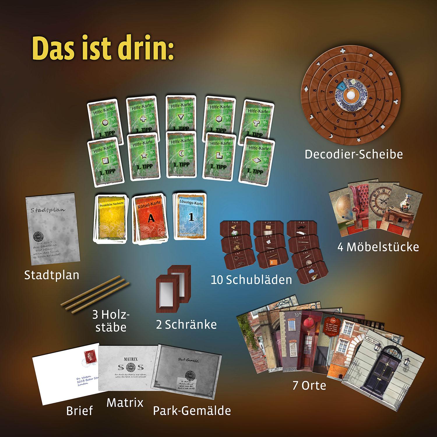 Produktbild KOSMOS - EXIT® - Das Spiel: Das Verschwinden des Sherlock Holmes (F) 6 von 7