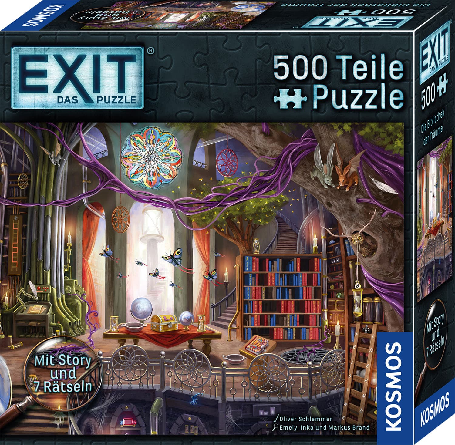 KOSMOS - EXIT® - Das Puzzle: Die Bibliothek der Träume, 500 Teile