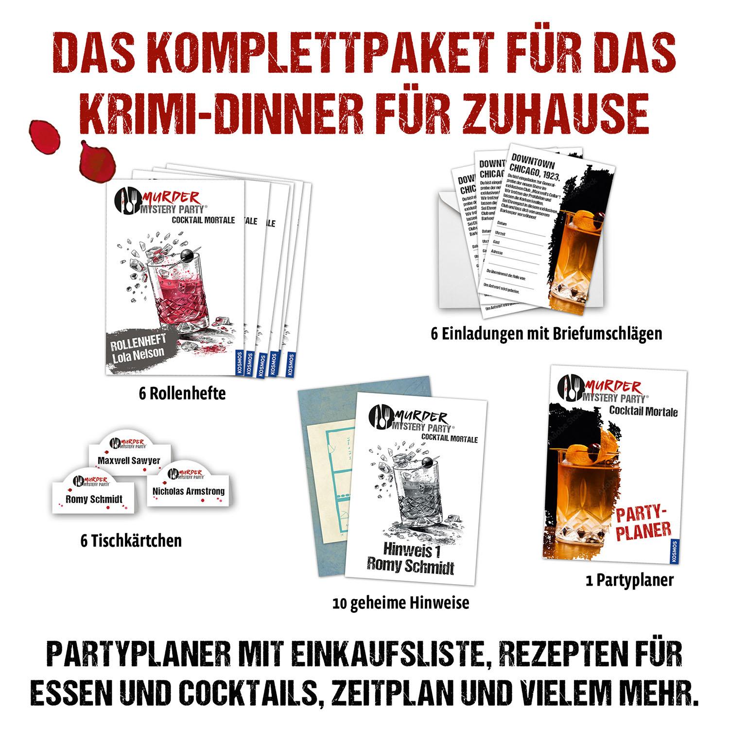 Produktbild KOSMOS - Murder Mystery Party Cocktail Mortale 5 von 6