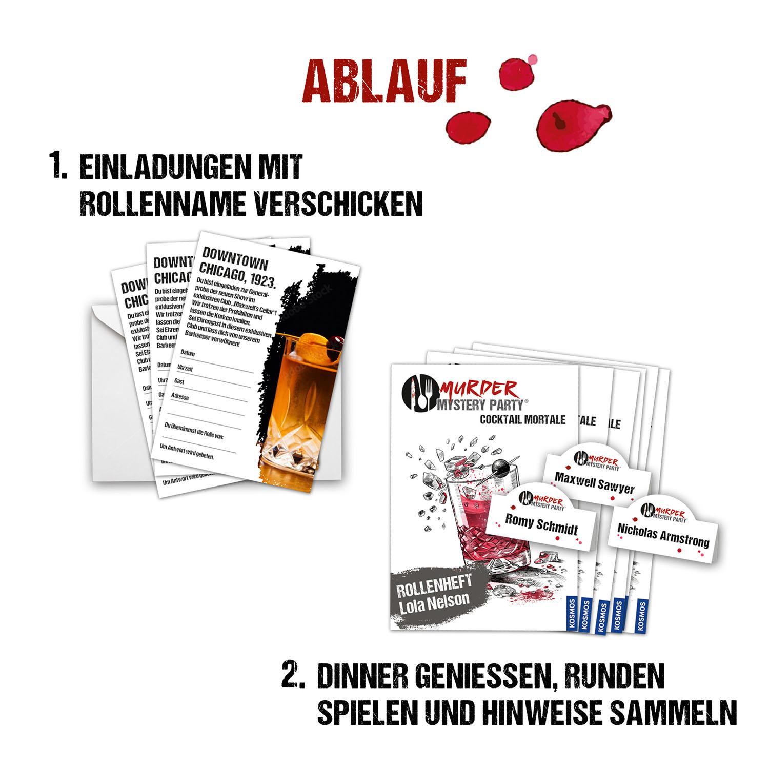 Produktbild KOSMOS - Murder Mystery Party Cocktail Mortale 3 von 6
