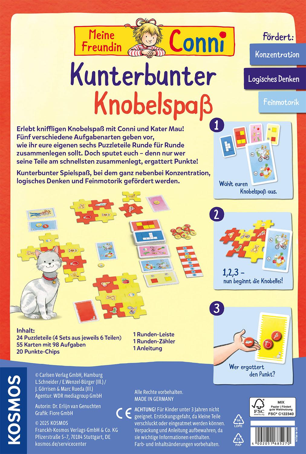 Produktbild KOSMOS - Meine Freundin Conni - Kunterbunter Knobelspaß 2 von 2