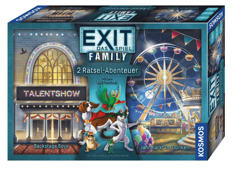 KOSMOS - EXIT - Das Spiel: Family: Backstage Boys / Jahrmarkt im Dunkeln