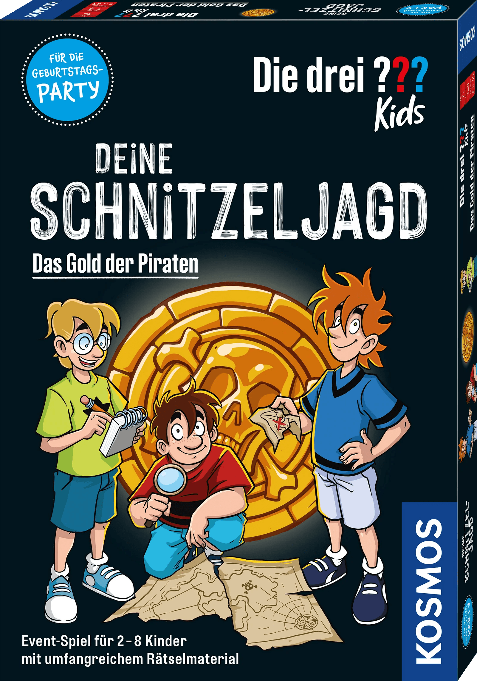 KOSMOS Die drei ??? Kids – Deine Schnitzeljagd: Das Gold der Piraten für 2–8 Kinder