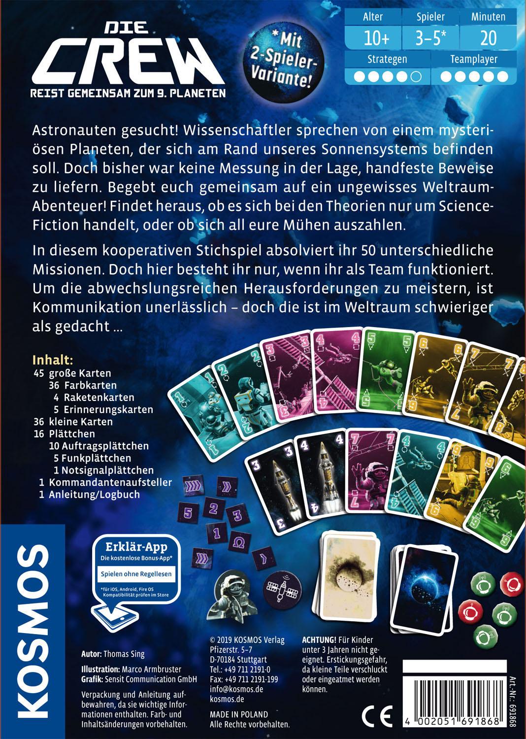 Produktbild KOSMOS - Die Crew - Reist gemeinsam zum 9. Planeten 2 von 4