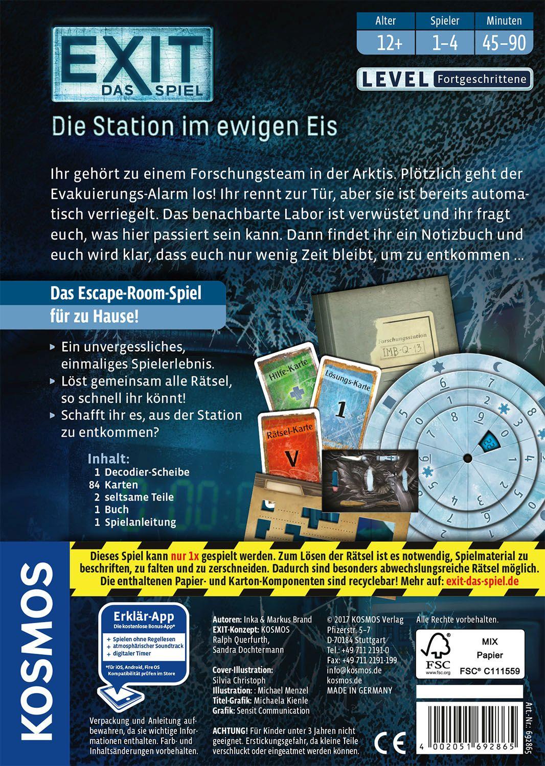 Produktbild KOSMOS - EXIT - Das Spiel - Die Station im ewigen Eis 2 von 3